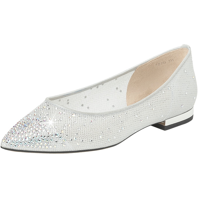 思加图2020春季新款甜美水钻装饰女浅口单鞋9E553AQ0