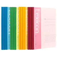 得力(deli) 7652 A5/50张 无线装订软抄本记事本 10本装