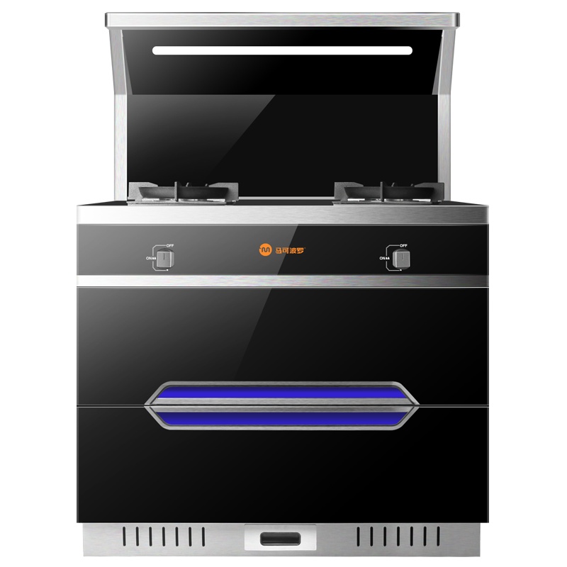 马可波罗 集成灶一体式环保灶4.5KW一级能效自动热清洗油烟机紫外线臭氧120L消毒柜MKJ-61(液化气)