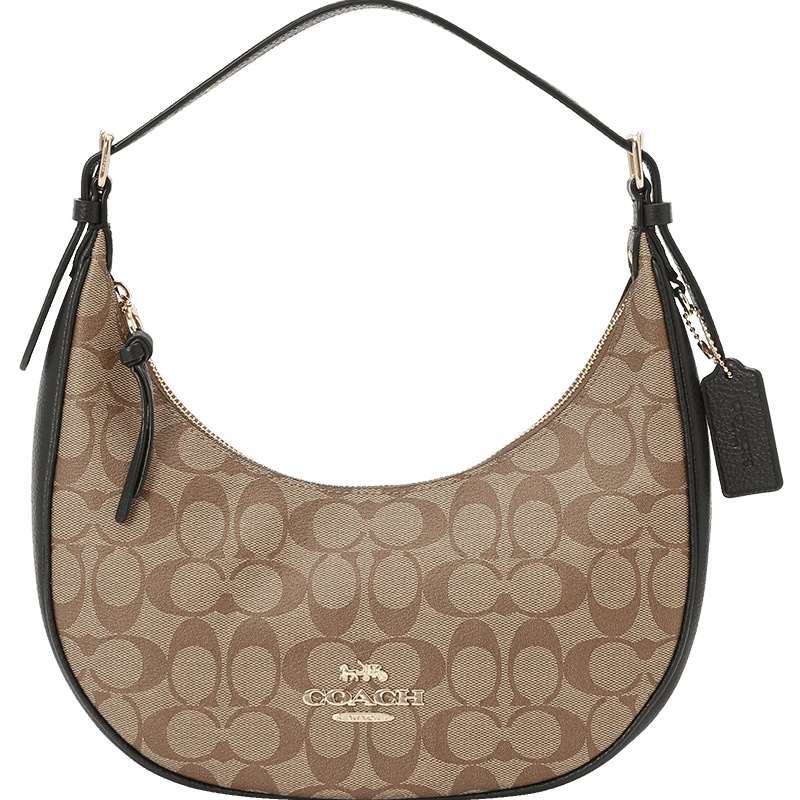 COACH BAILEY 腋下包 字母马车标 织物拼皮 C1322