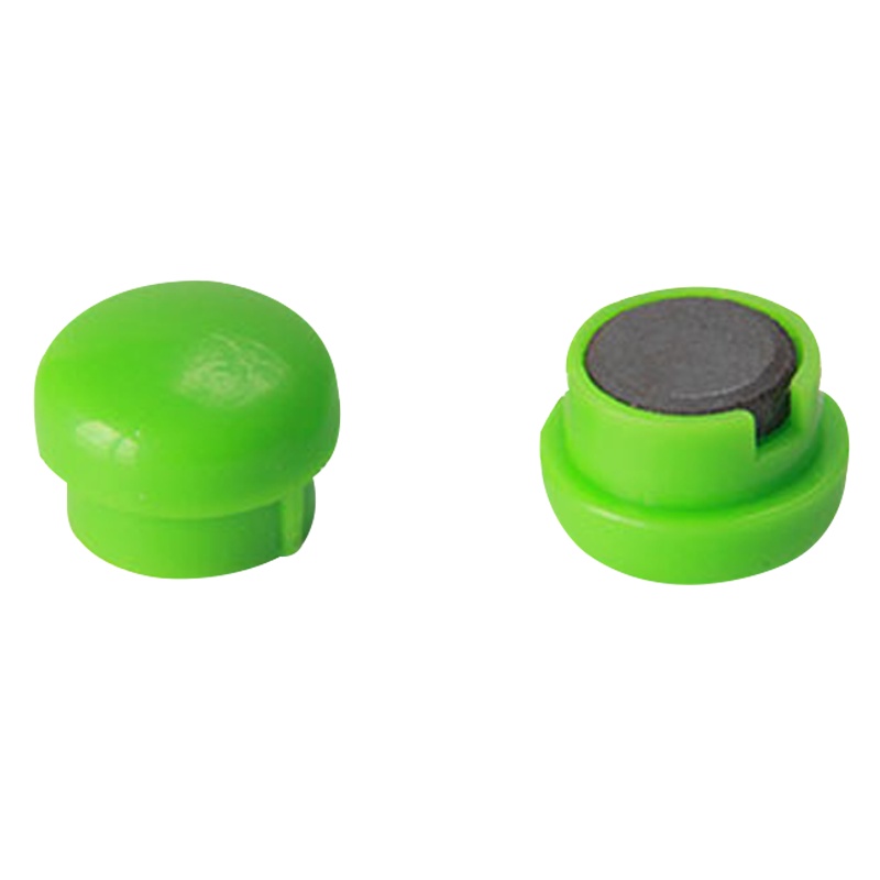 得力 7824 白板配件20mm白板黑板写字板磁钉 12支/卡 混色