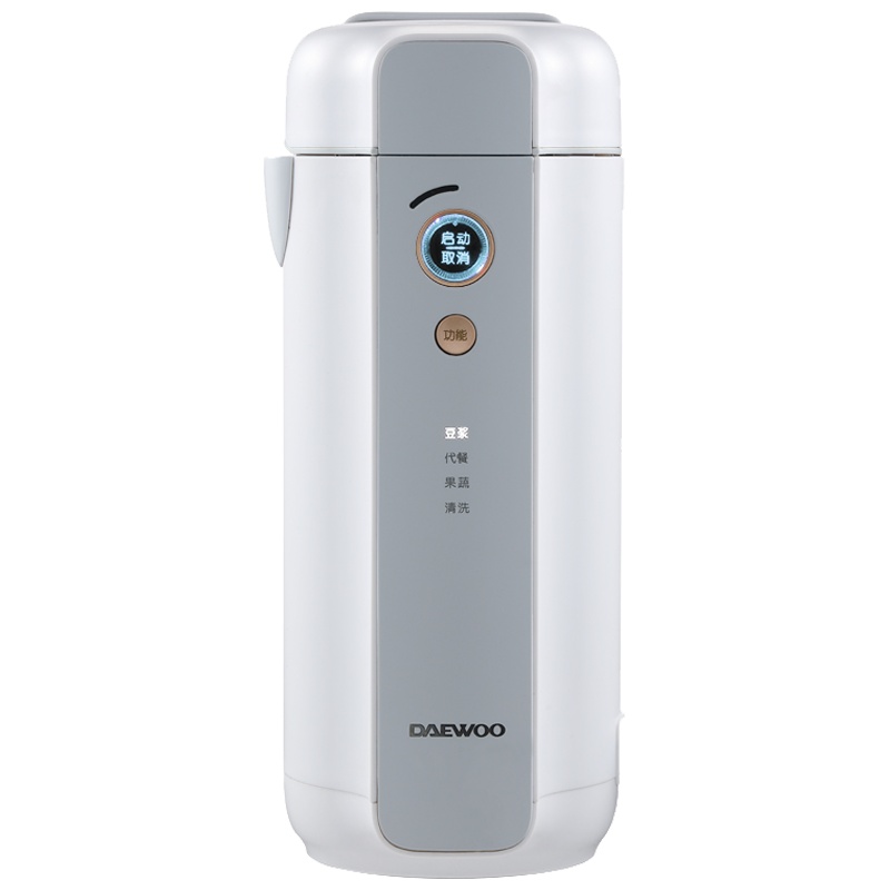 大宇(DAEWOO)豆浆机DY-SM01迷你小型全自动1-2人家用破壁免过滤免洗多功能辅食料理机 白色