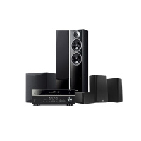 雅马哈(YAMAHA)家庭影院 5.1声道音响NS-F71+RX-V385+SW050组合套装5.1声道 黑色音箱