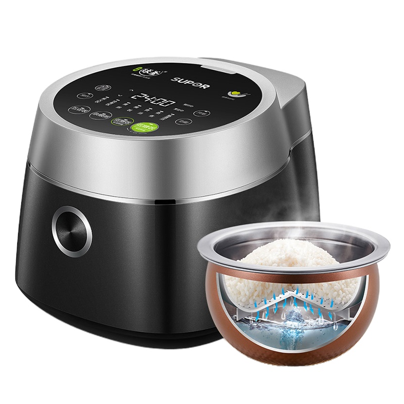 苏泊尔IH电磁加热低糖电饭煲钢化玻璃面板低糖健康智能电饭煲 CFXB30HC37-80 It