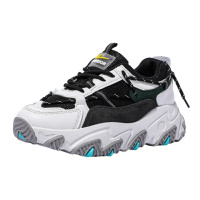 回力(Warrior)拼色百搭厚底运动休闲老爹鞋女款