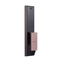 三星(SAMSUNG)智能家用防盗门锁指纹密码锁电子门锁蓝牙解锁 SHP-DP738 古铜色