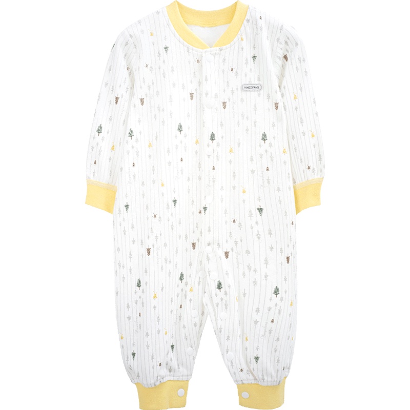 苏宁自营婴姿坊男童连体衣米白