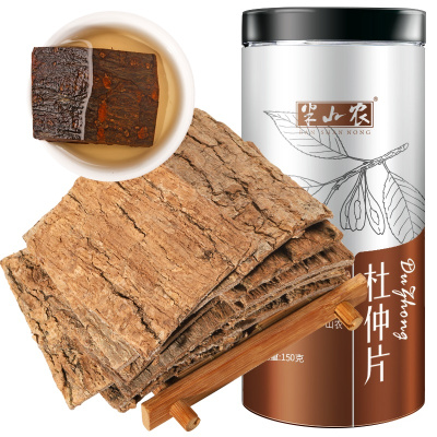 半山农 杜仲片 杜仲皮 老树生杜仲茶杜仲叶片养生茶 150克/瓶