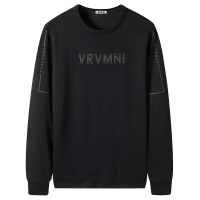 雅鹿男装新款商务休闲字母印花长袖T恤男士卫衣2186W02067