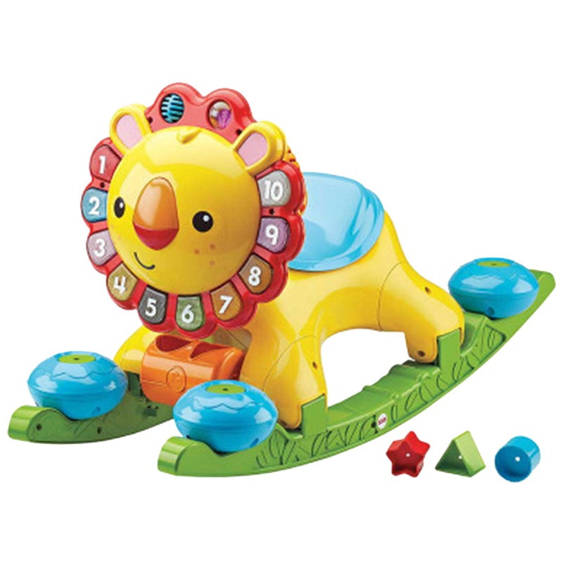 费雪四合一狮子摇摇学步车 早教益智玩具 DLW65