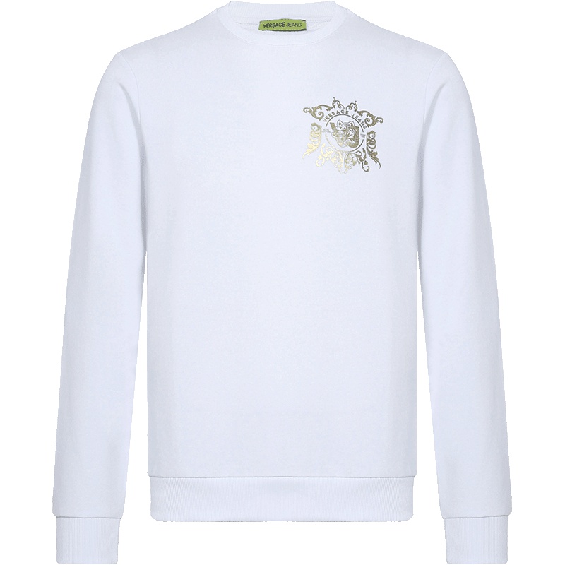 Versace JEANS 范思哲 男士棉质圆领长袖运动衫卫衣 B7GTA7FO 36604