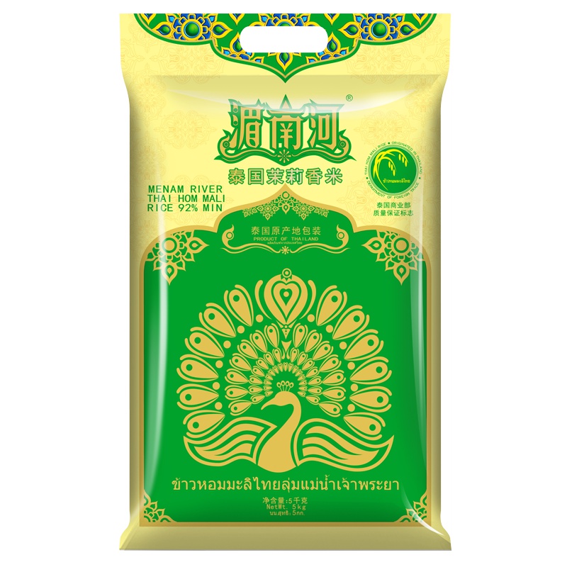 湄南河 泰国茉莉香米 5kg/袋装 泰国原装进口