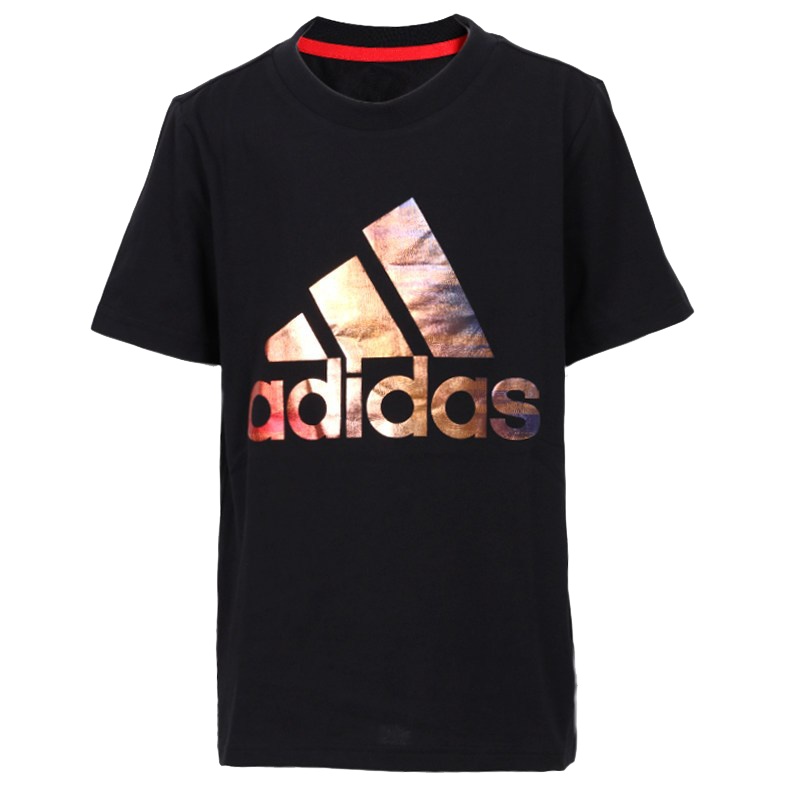 阿迪达斯儿童(ADIDAS KIDS)夏季圆领透气短袖休闲运动T恤CX3514