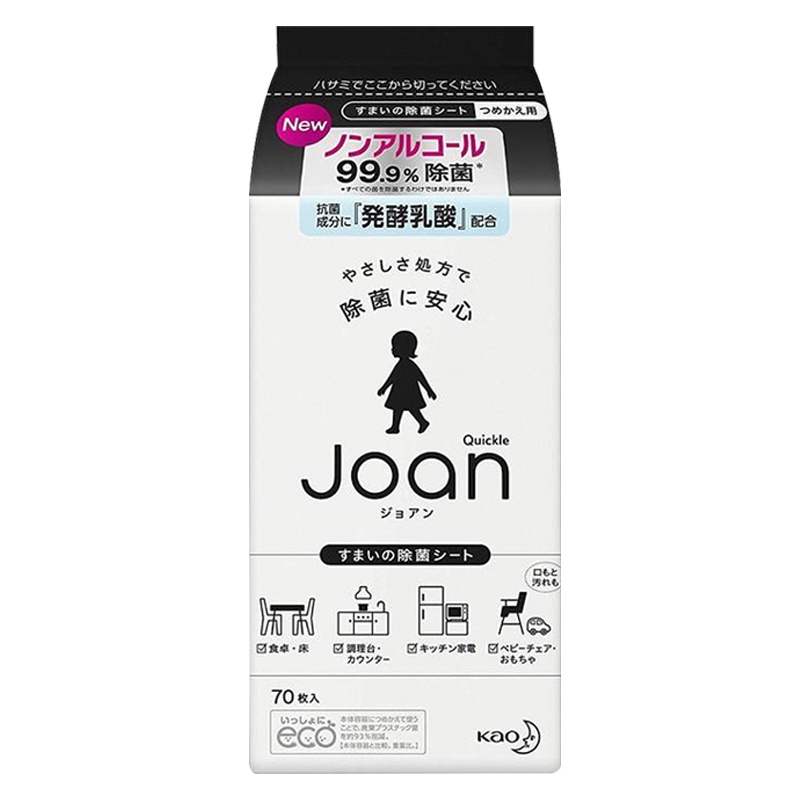花王(KAO) Joan家居清洁除菌湿巾 替换装 70枚