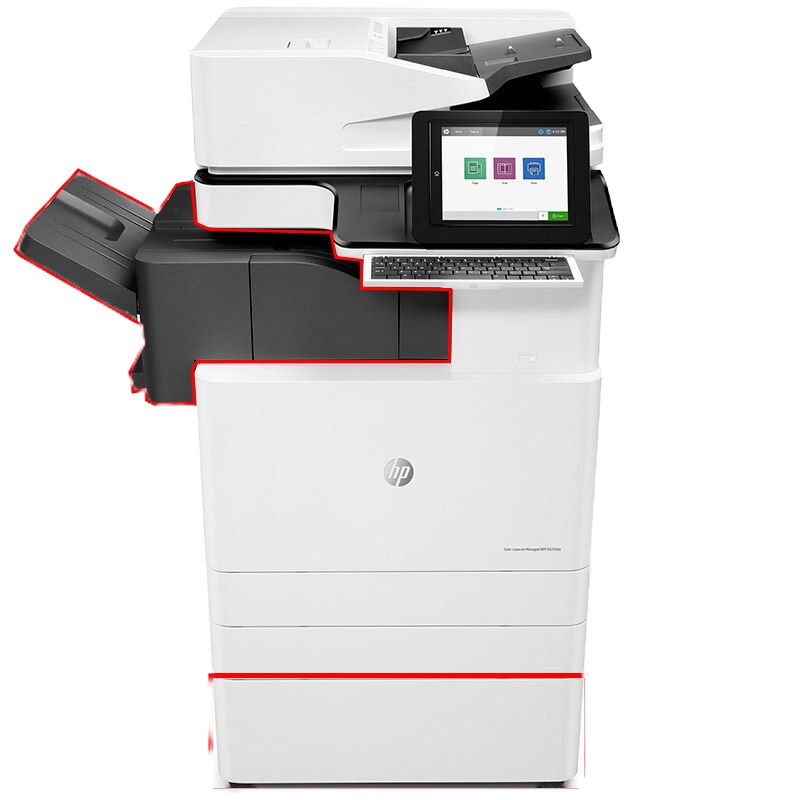惠普(HP)MFP E87650z A3 彩色激光管理型彩色数码复合机(打印、复印、扫描;传真可选)企业办公高速打印机一体机复印机