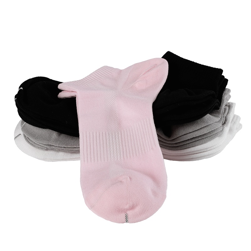 竹纤维袜子女防臭袜透气船袜运动袜女袜春秋季低帮短筒竹炭短袜女