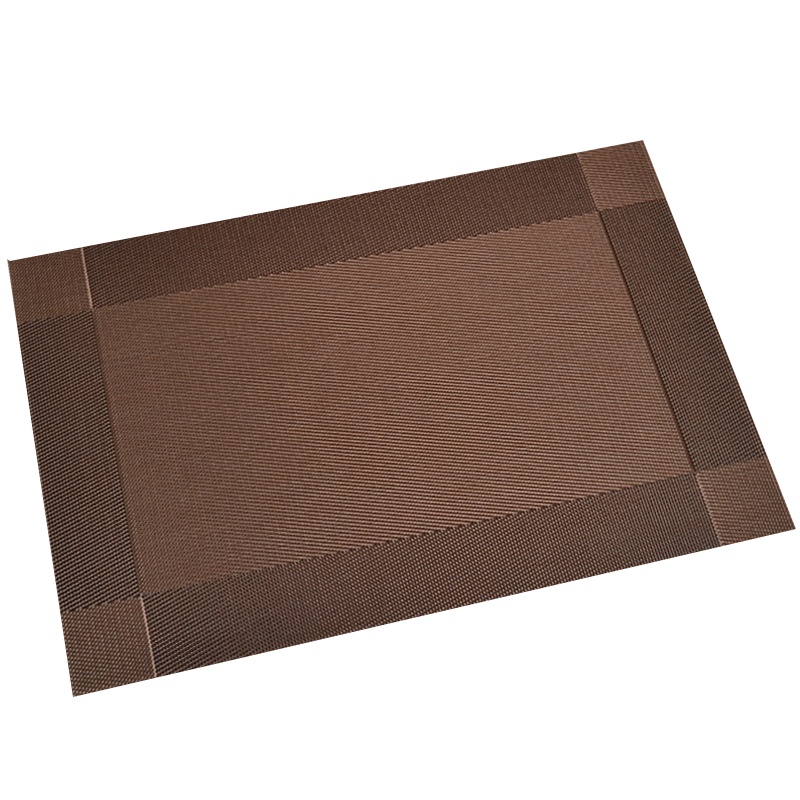 PVC西餐垫 XTL1010 酒店餐桌垫隔热餐盘垫编织餐具垫子30*45cm 4块/组 (组）
