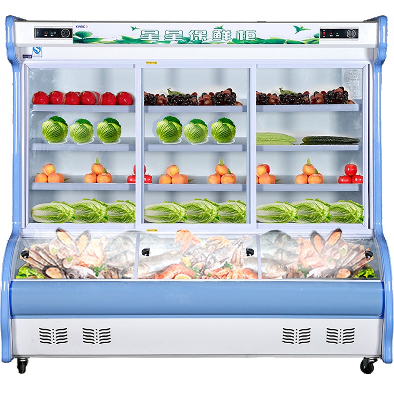 星星(XINGX)830升 点菜柜 冰柜 冷柜 冷藏柜 展示柜 多门 商用冷柜 机械控温 麻辣烫柜LCD-20E