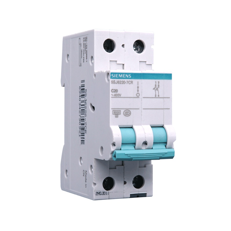 西门子(SIEMENS) 空气开关2P双进双出 20A标准型断路器5SJ62207CR