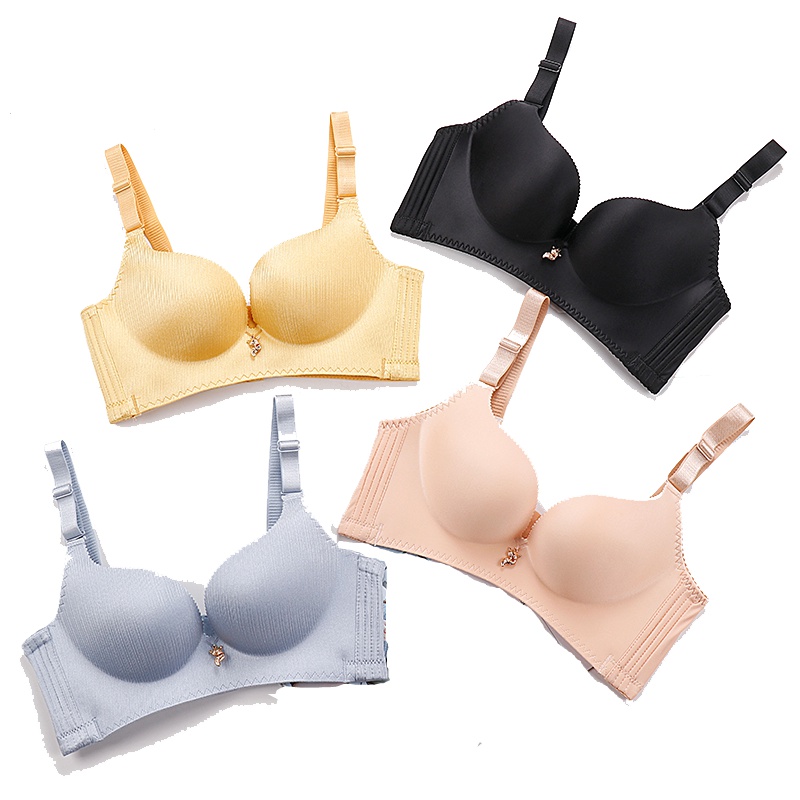 香港幸福狐狸内衣女官方正品无钢圈无痕聚拢性感文胸罩套装旗舰店