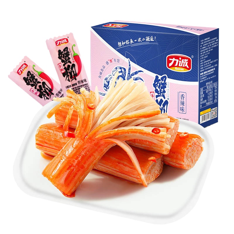 ZHMD力诚 手撕蟹柳200g盒装(香辣味)
