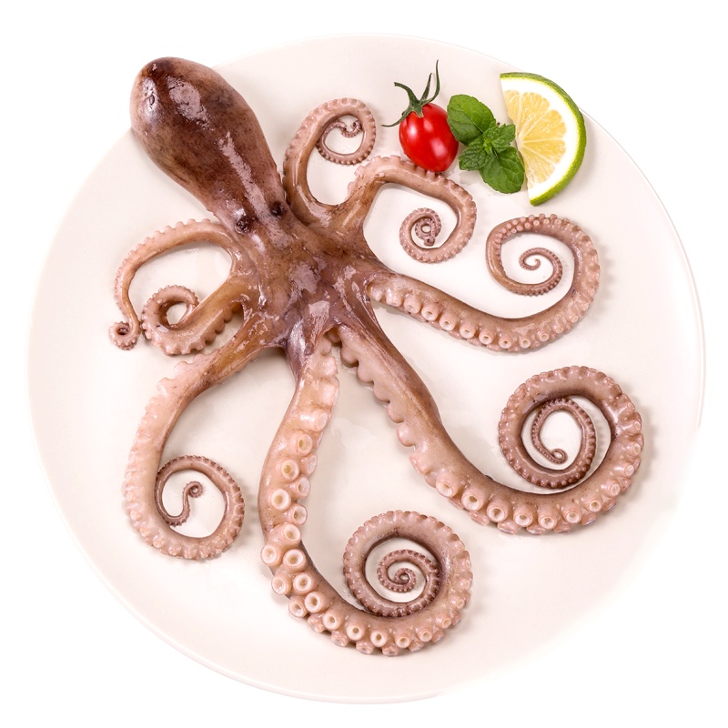 [四海生鲜]东海海捕章鱼新鲜八爪鱼烧烤火锅刺身料理 新鲜海鲜水产 500g(250-500g/只) 海鲜火锅食材