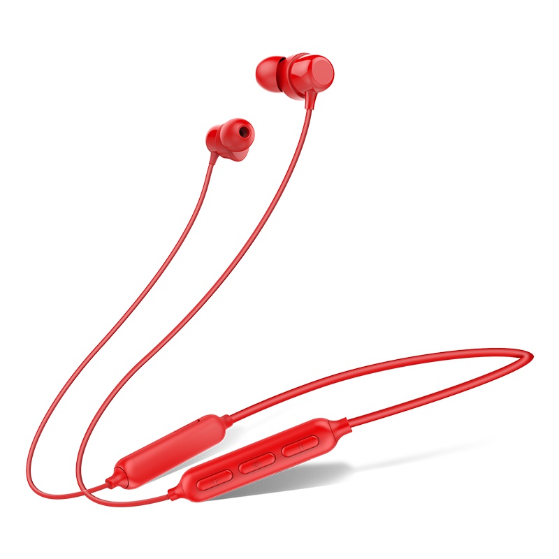 海威特 I39 运动蓝牙耳机 青春版 跑步 无线 入耳式 立体声 迷你 双耳 磁吸 重低音 耳麦 红色