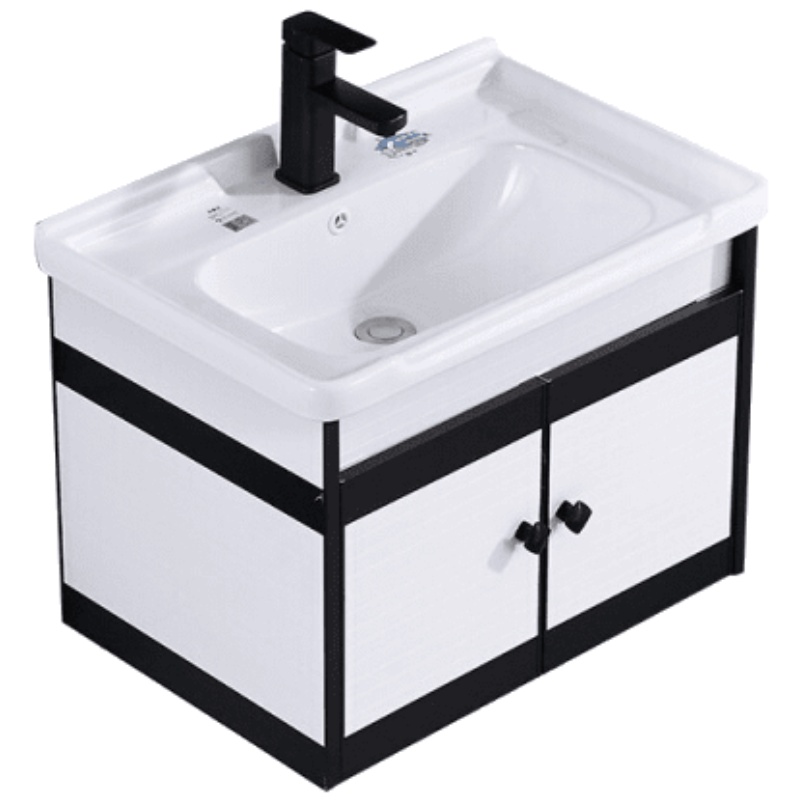 小户型挂墙式洗手盆柜组合阳台简约洗手池卫生间简易浴室柜洗漱盆安心抵