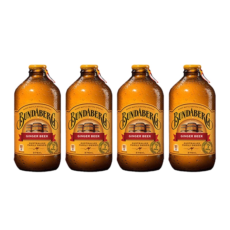宾得宝含气水果饮料宾得宝含气干姜汁饮料375ml*4瓶