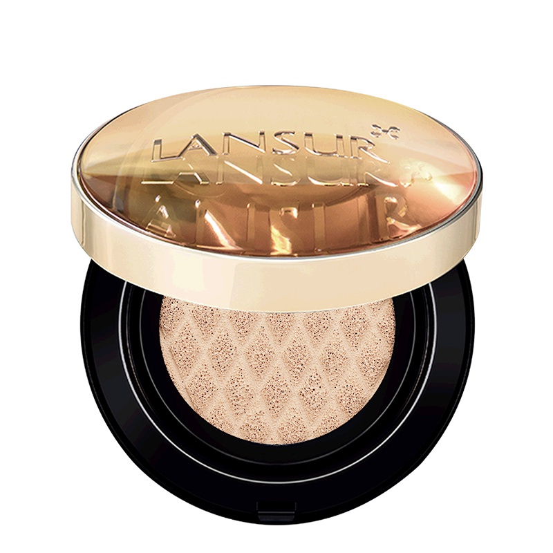 兰瑟(LANSUR)气垫漫时空无暇持妆粉底液cc霜bb霜 裸妆控油保湿遮瑕膏隔离不易脱妆提亮肤色女 01#亮肤色