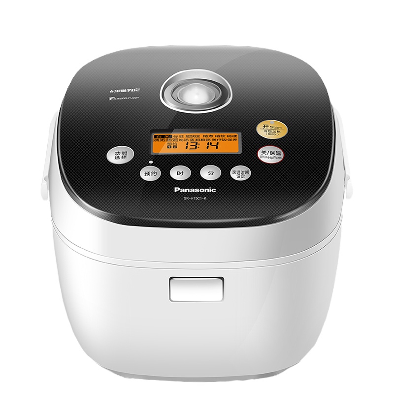 松下(Panasonic)SR-H15C1-K电饭煲 4L/升(对应日标1.5l)家用多功能底盘加热 智能预约电饭锅