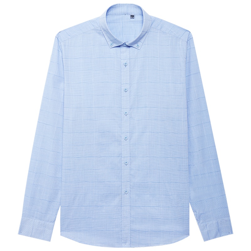 HODO红豆男装 春秋长袖衬衫商务休闲舒适衬衫