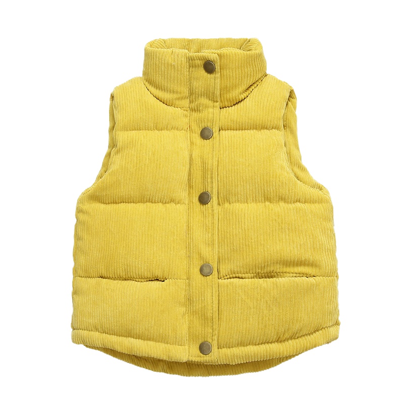 2019胖胖象新款P32韩版百搭坎肩男女童小孩儿童童装羽绒棉加厚马甲背心