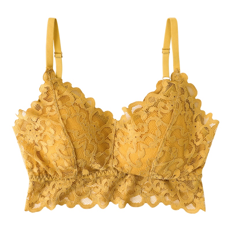 俞兆林2020新品美背吊带无钢圈文胸性感蕾丝抹胸内衣女夏薄款背心