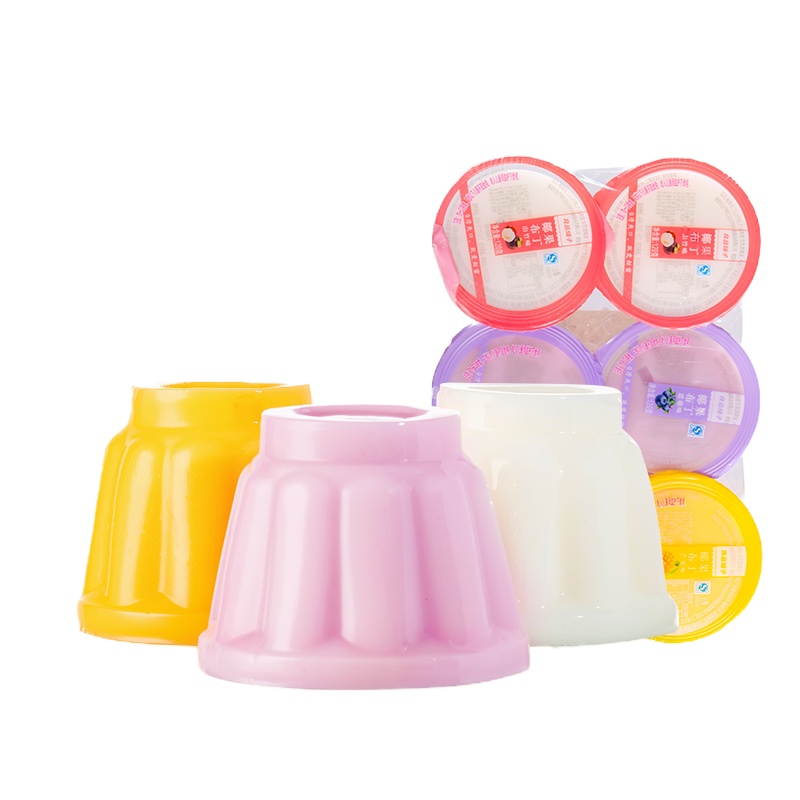 良品铺子 椰果布丁果冻 720gx1份 大杯果冻零食 6杯装