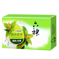 六神清凉香皂 ( 绿茶+甘草) 125g