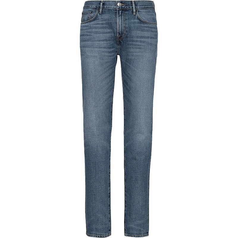 BURBERRY 博柏利 男款棉质修身剪裁水洗日本布边牛仔裤 40618701