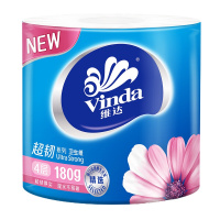 维达(Vinda) 卷纸 超韧4层 180g 卫生纸*10卷