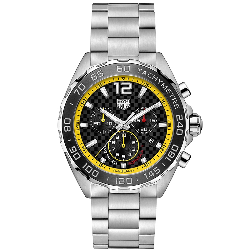 泰格豪雅(TAG Heuer)瑞士手表 F1系列计时表石英男士手表CAZ101AC.BA0842
