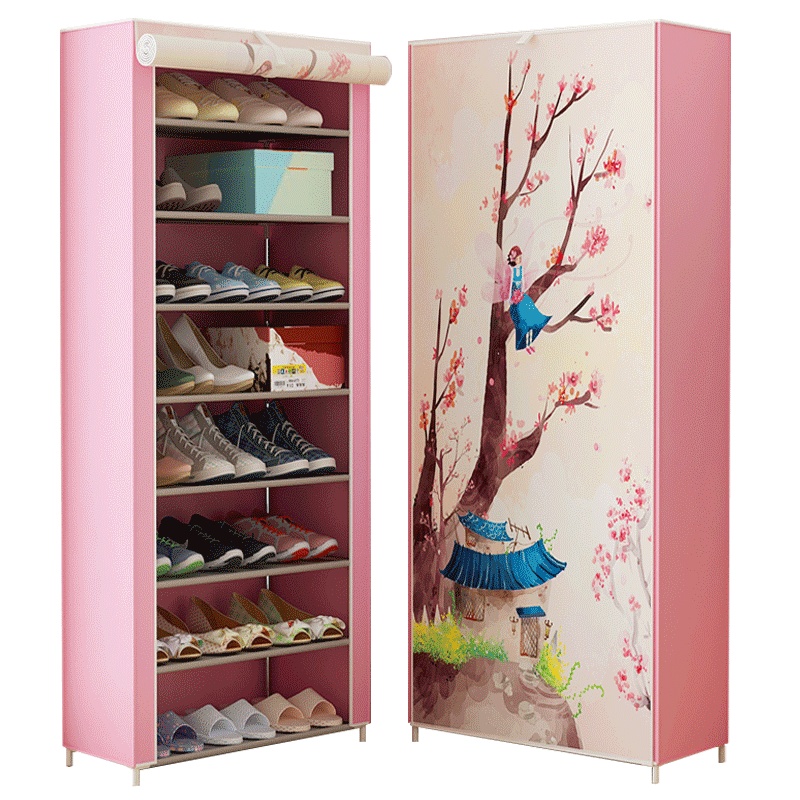 家世比08T-Q鞋柜宿舍多层防尘简易家用经济型小型进门口鞋柜
