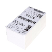 得力(deli) 空白热敏纸三层电子面单不干胶标签面单