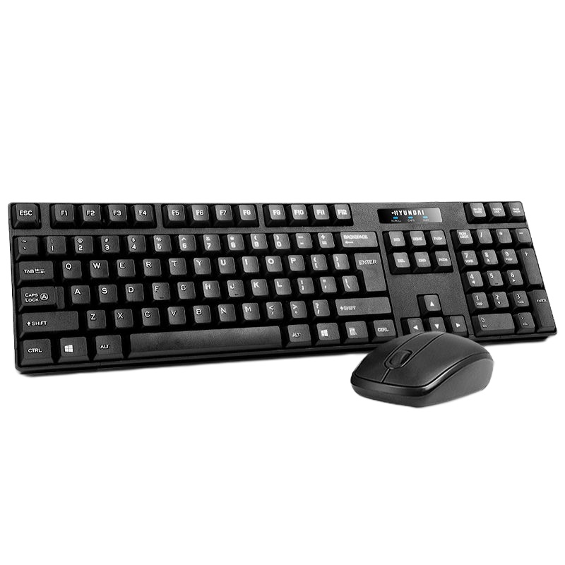 有线 鼠标 现代无线充电键盘鼠标套装商务办公用电脑笔记本智能省电无限键鼠