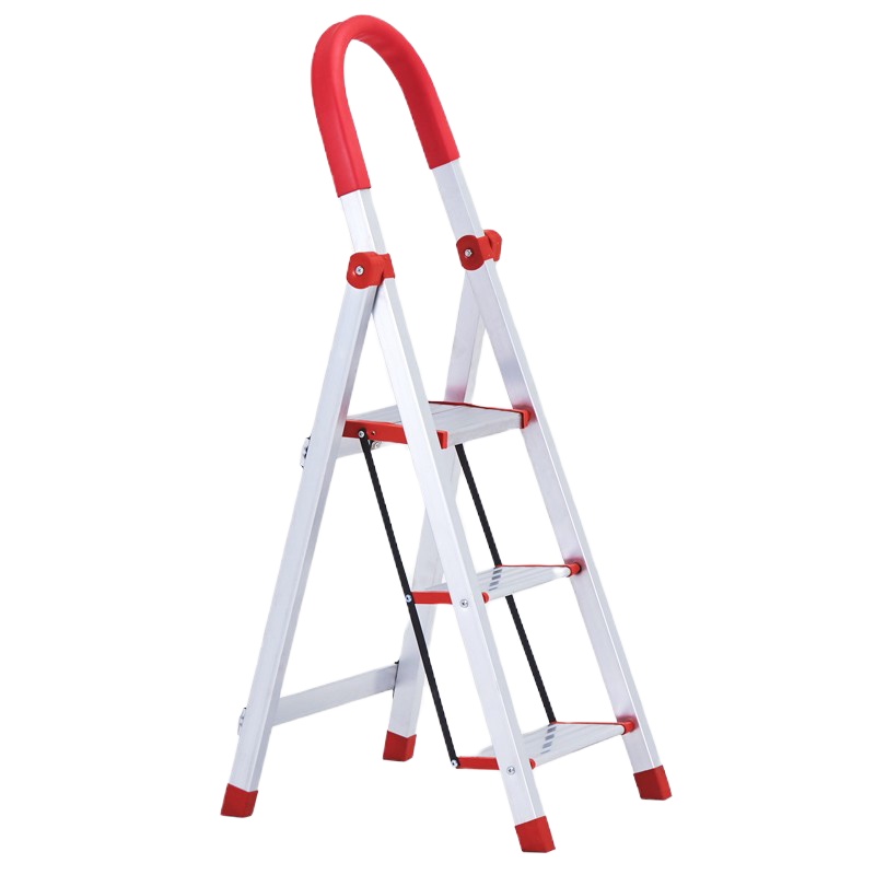 加厚铝合金折叠梯 家用梯 4步 1.5米 1个