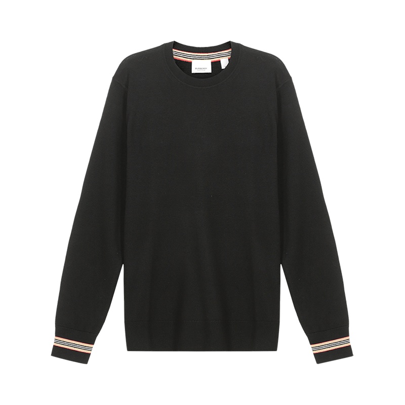 博柏利 BURBERRY 男款 羊毛圆领毛衣针织衫80332011