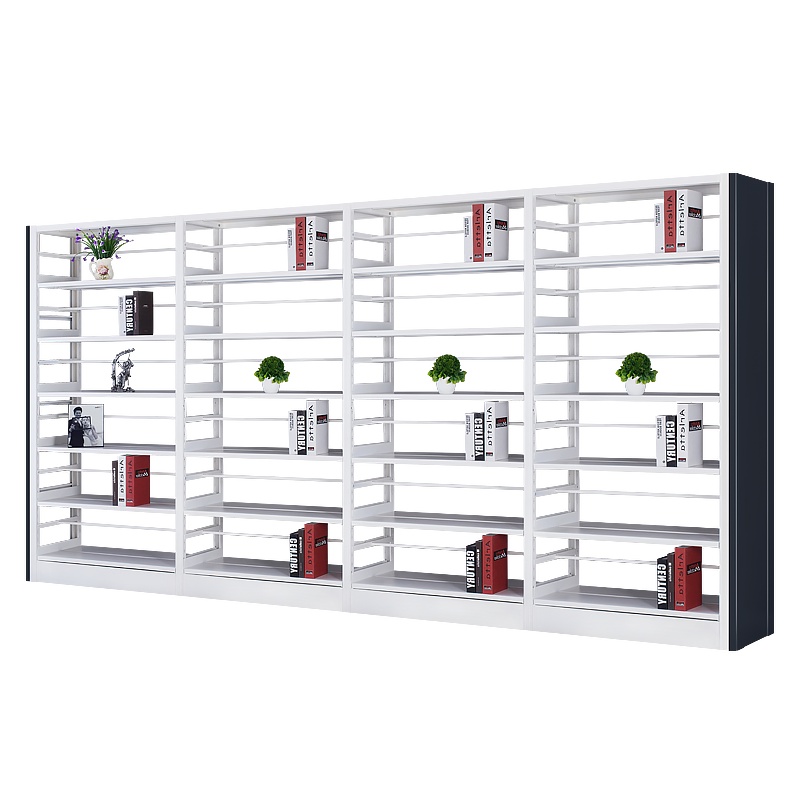 【红心家居】落地书架现代简约多用摆物架书架可调节加厚层板一列4节