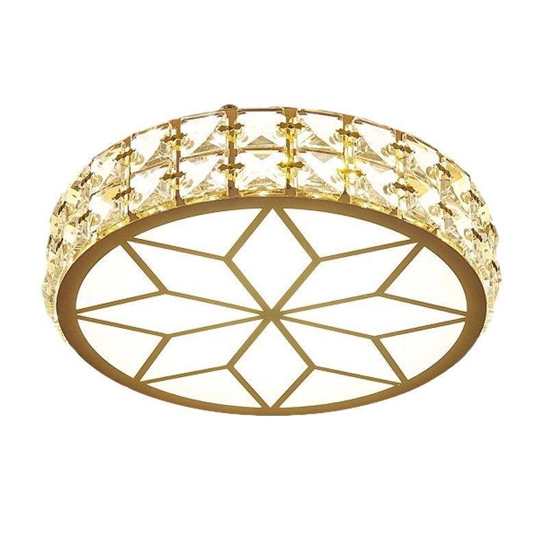 阳台灯简约现代卧室灯过道灯符象走廊玄关灯楼梯间灯 水晶小吸顶灯