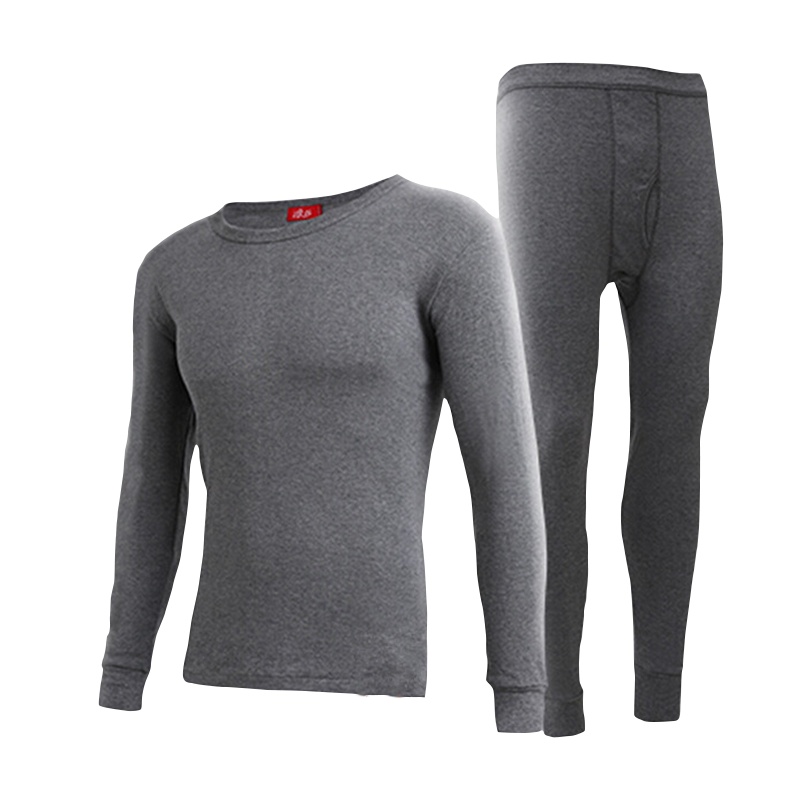 浪莎 秋衣秋裤男薄款纯棉套装 女士保暖内衣情侣 打底衫