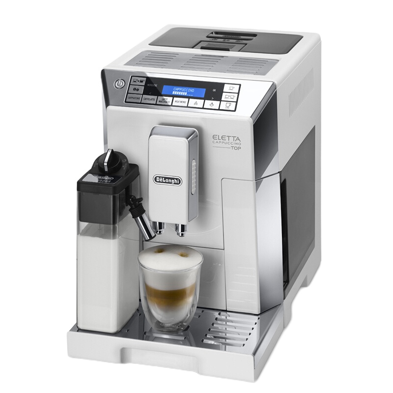 德龙(DeLonghi) ECAM45.760.W 全自动咖啡机泵压式家用 单个装