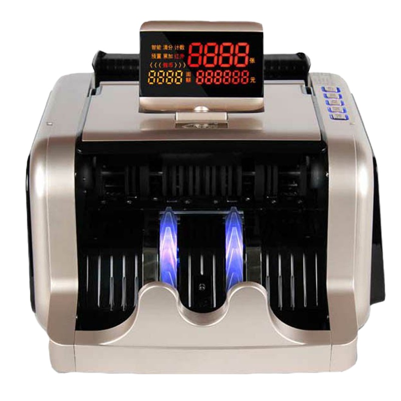 川唯 小型便携式点钞机T26B类银行专用智能语音商用 验钞机