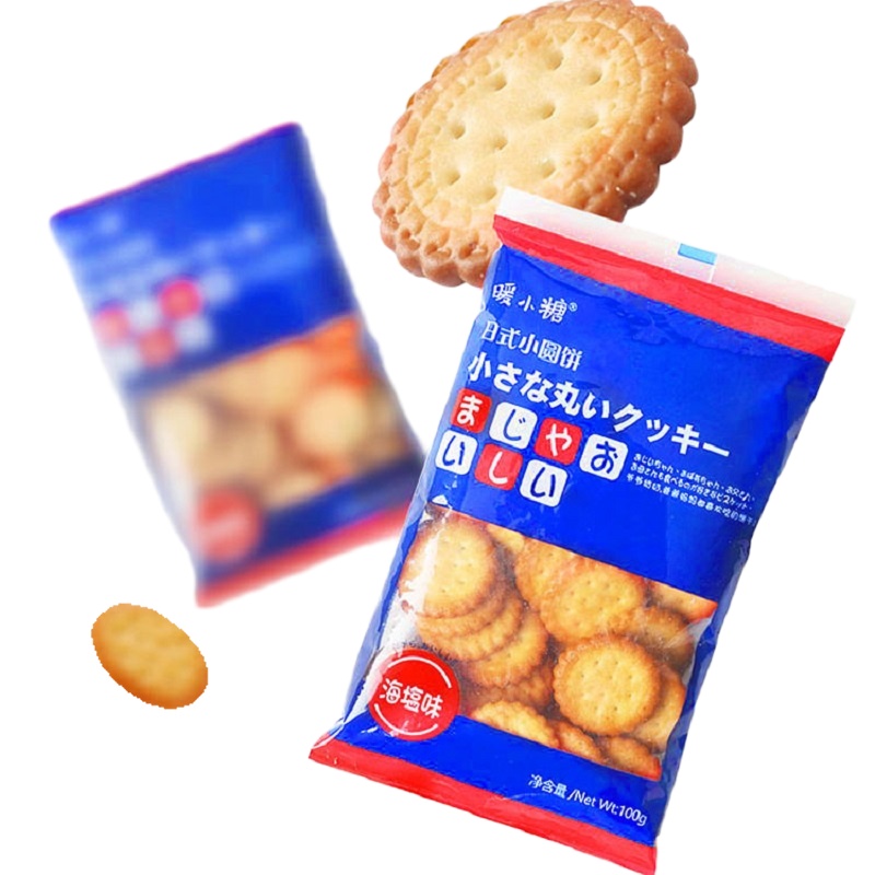 WQSC暖小糖日式小圆饼100g*6包